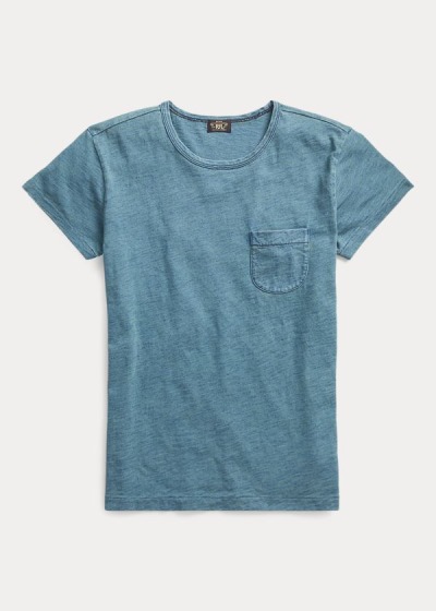 Women's Ralph Lauren Cotton Pocket T Shirts | 745083PVF